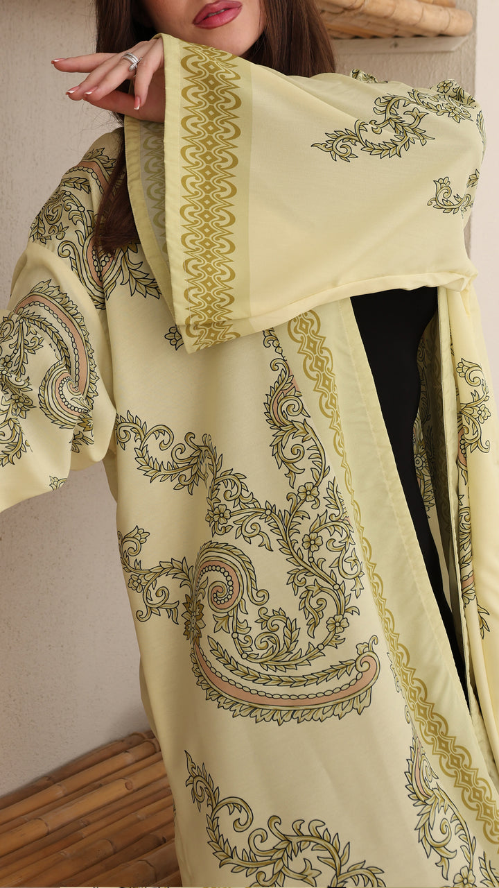 Lumira Open Front Abaya