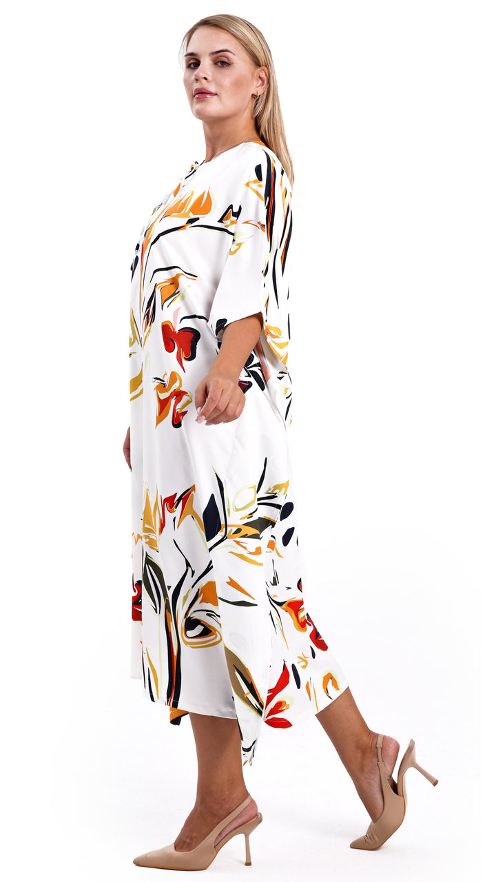Auvielle White Kaftan