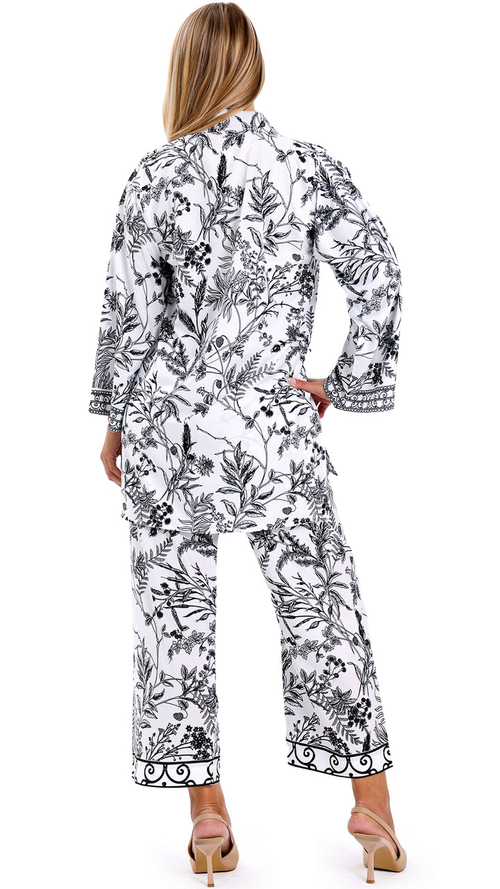 Zarelle White Matching Co-ord Set