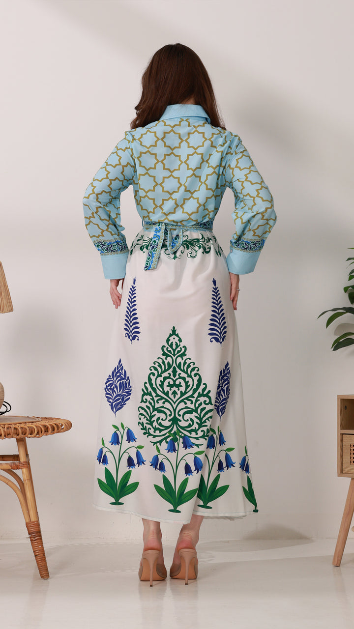 فستان زيرا بلو