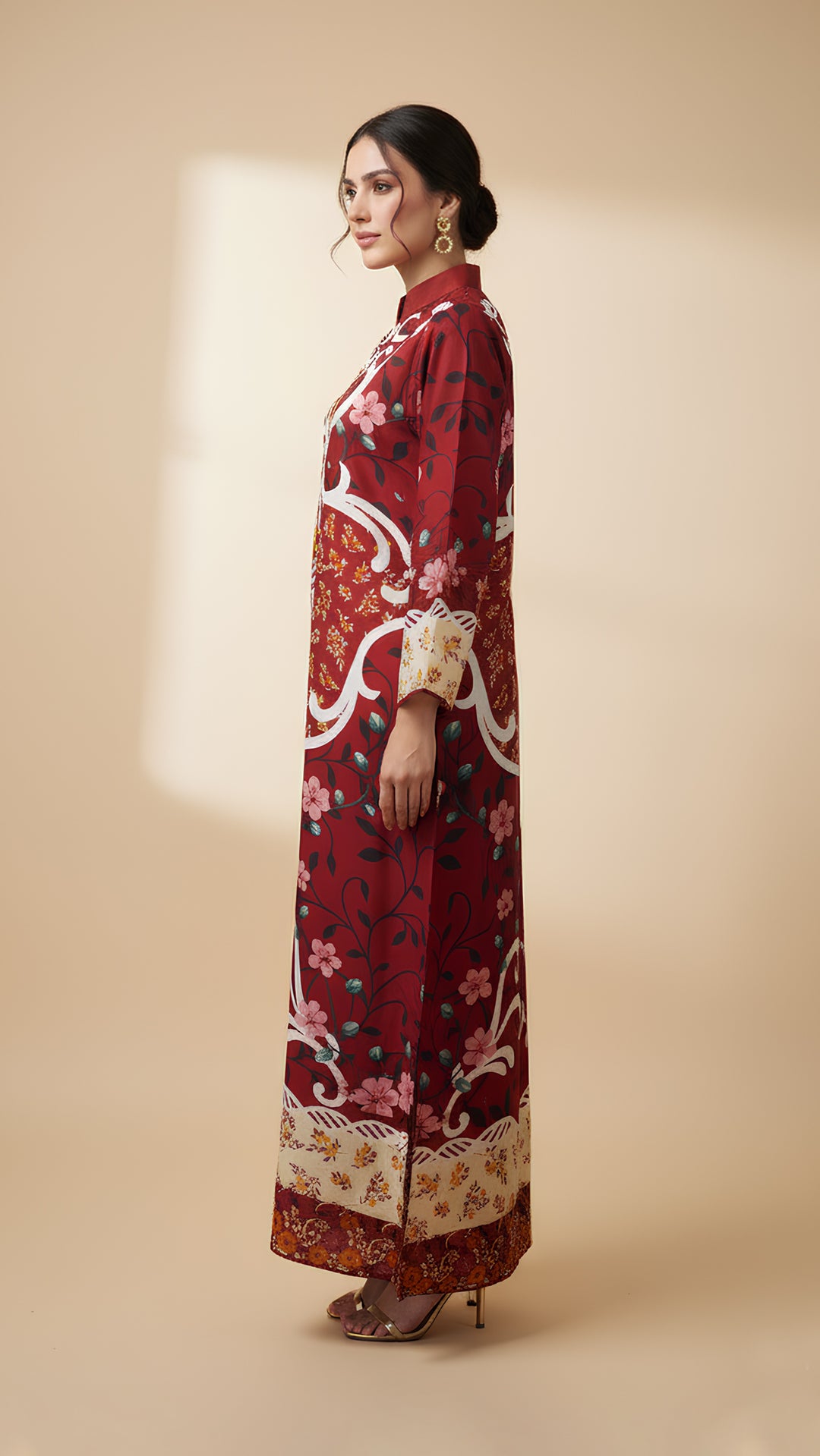 Crimsonelle Kaftan Dress