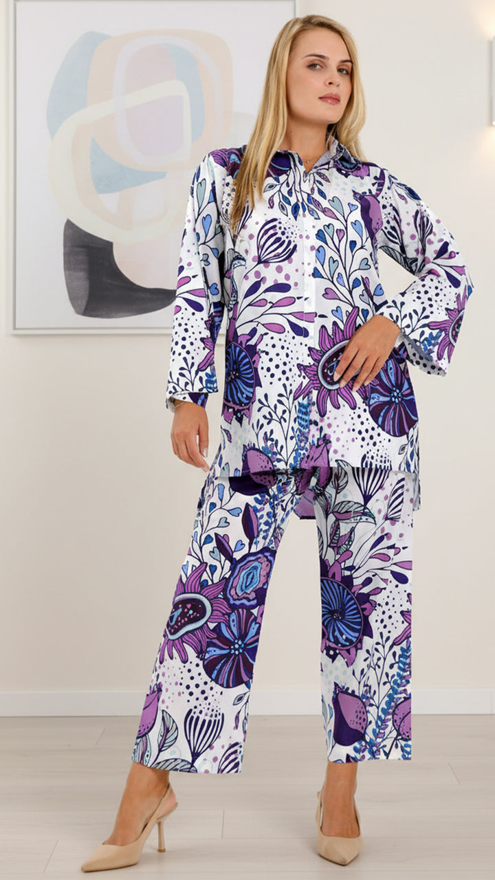 Mirelle White Matching Co-ord Set
