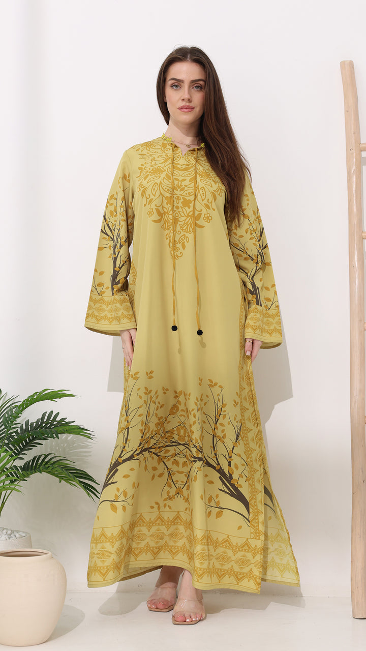 Elaren Fawn Kaftan Dress