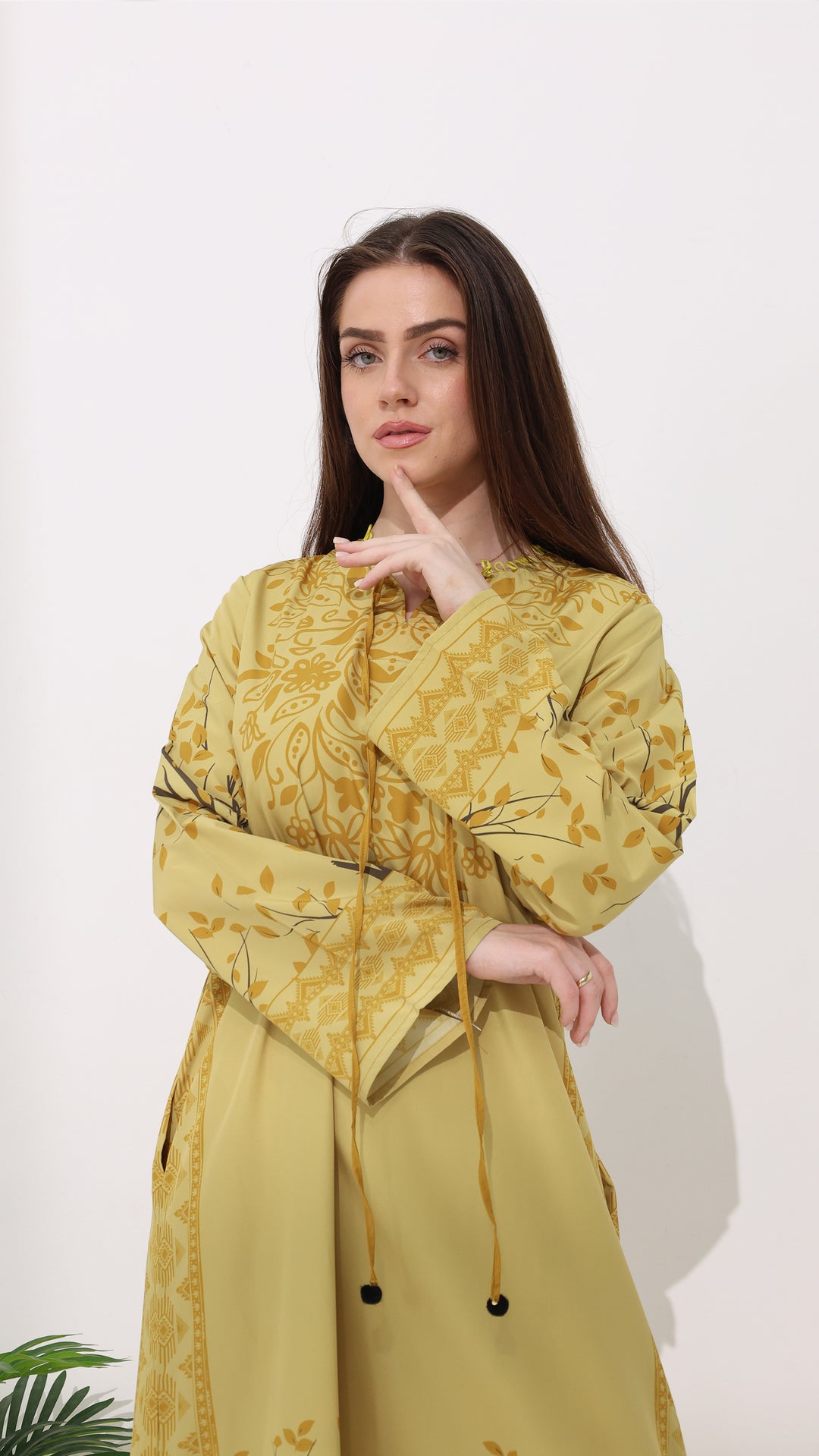 Elaren Fawn Kaftan Dress