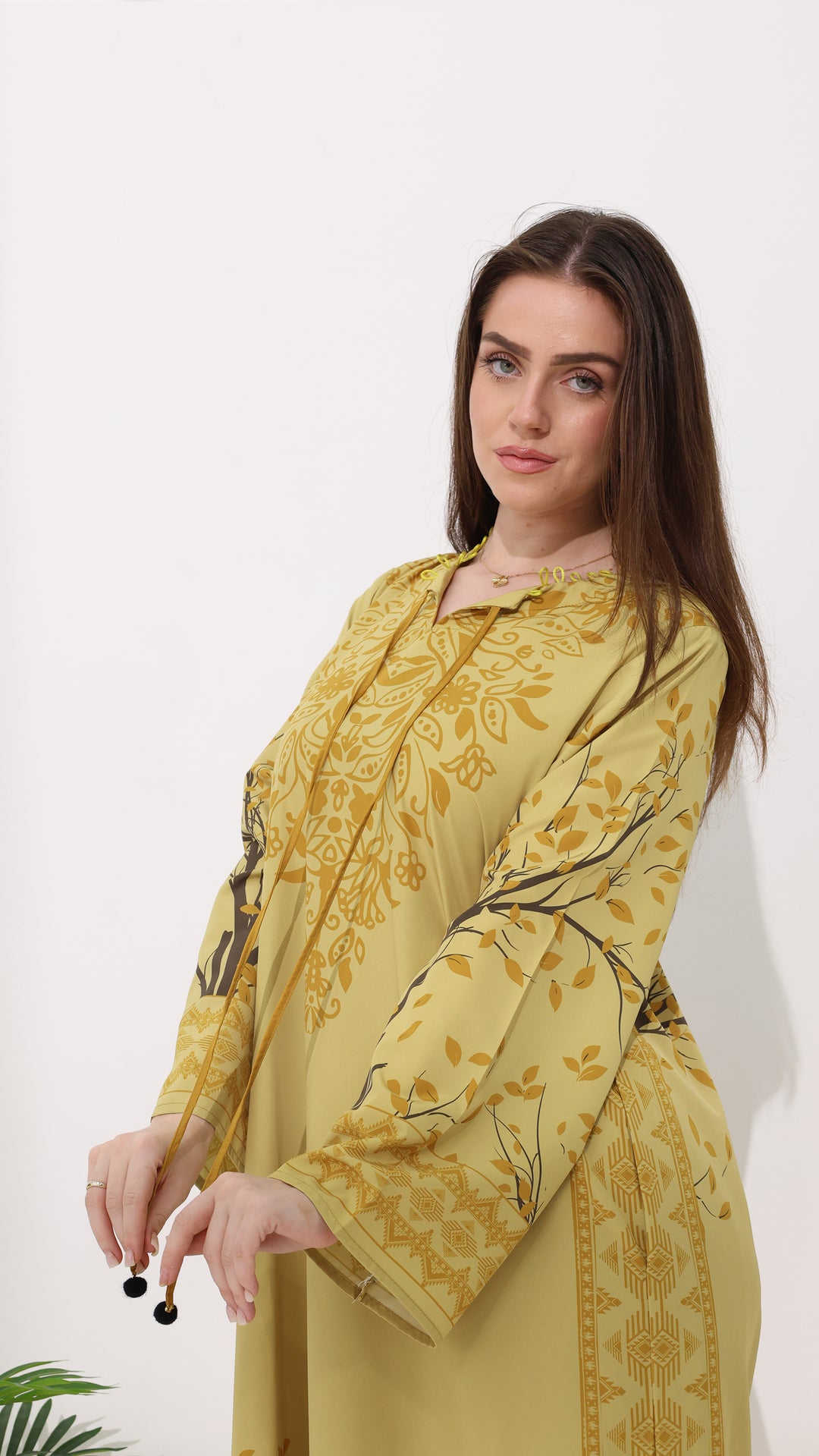 Elaren Fawn Kaftan Dress