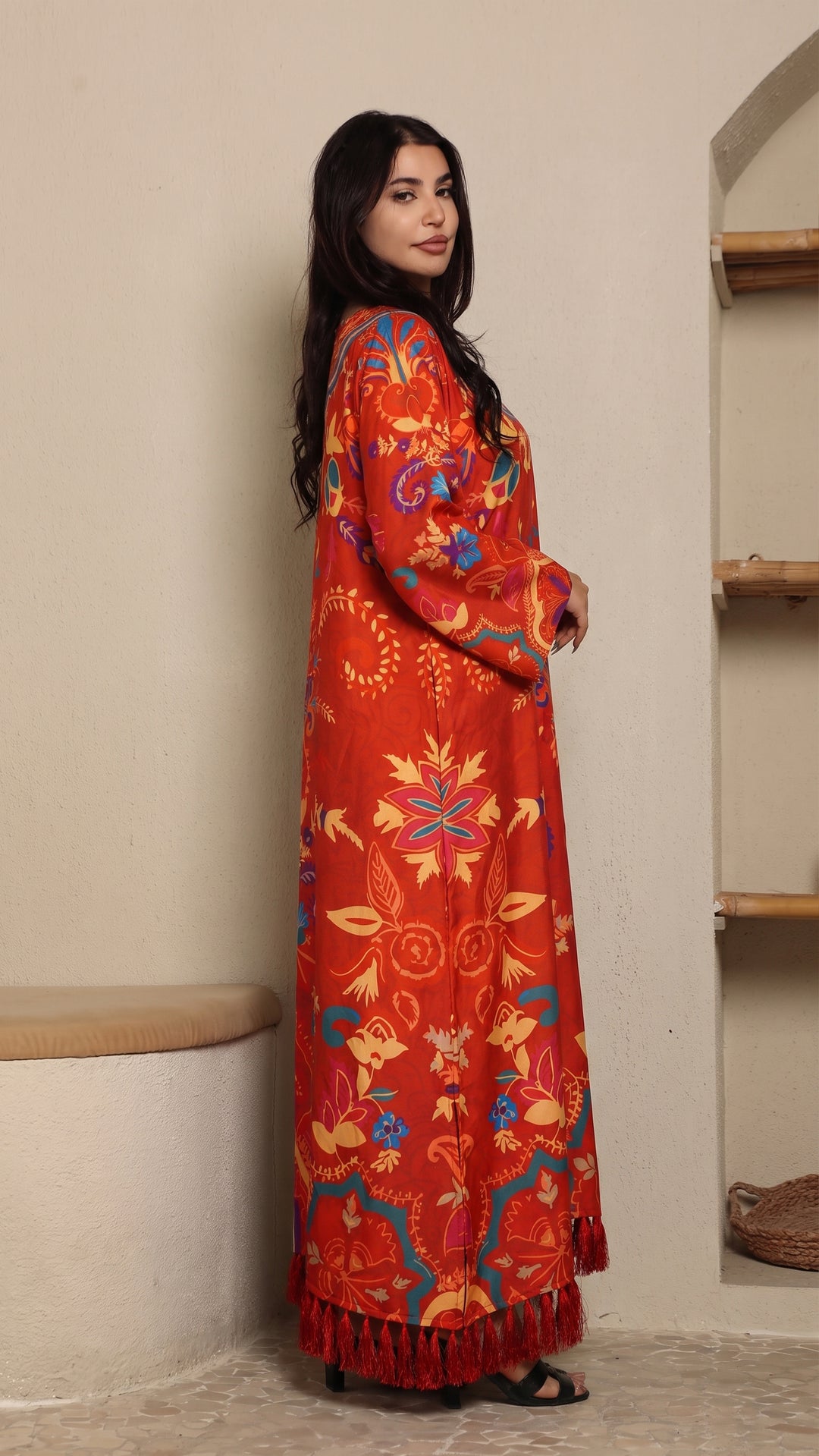 Amarante Kaftan Dress