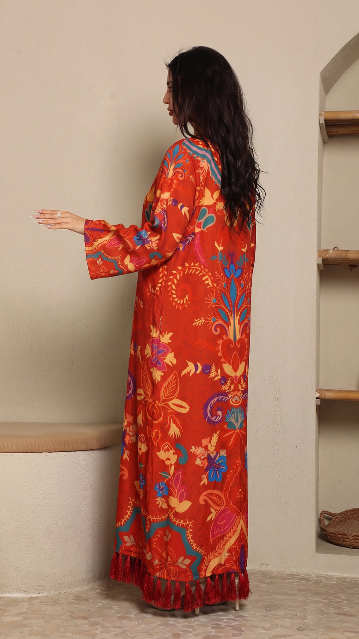 Amarante Kaftan Dress