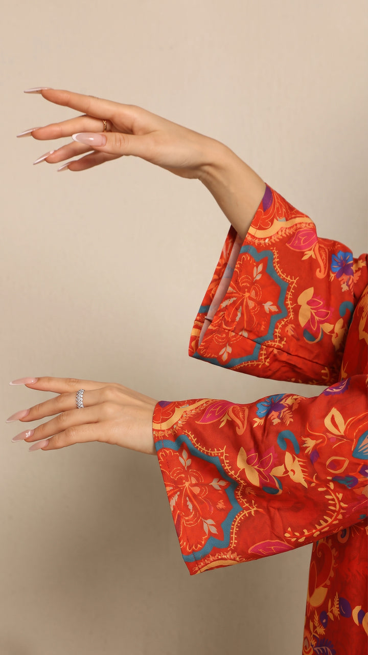 Amarante Kaftan Dress
