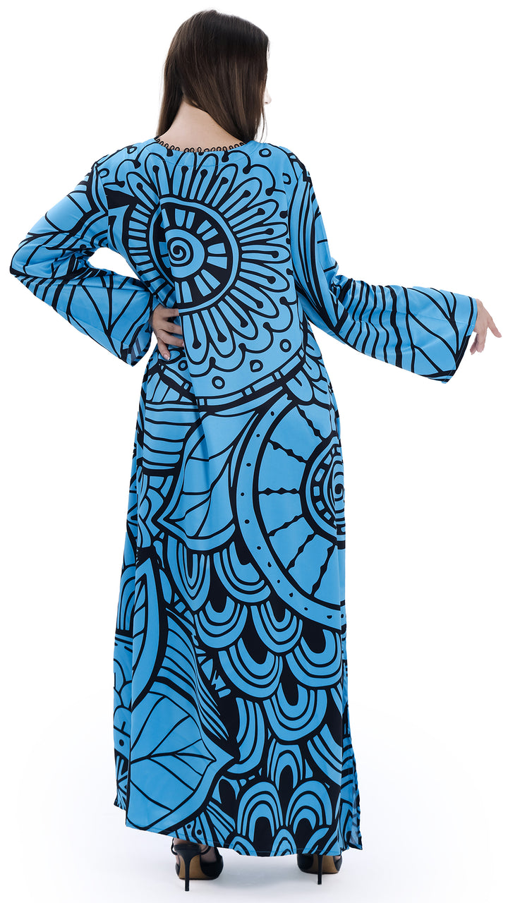 Cyanova Kaftan Dress