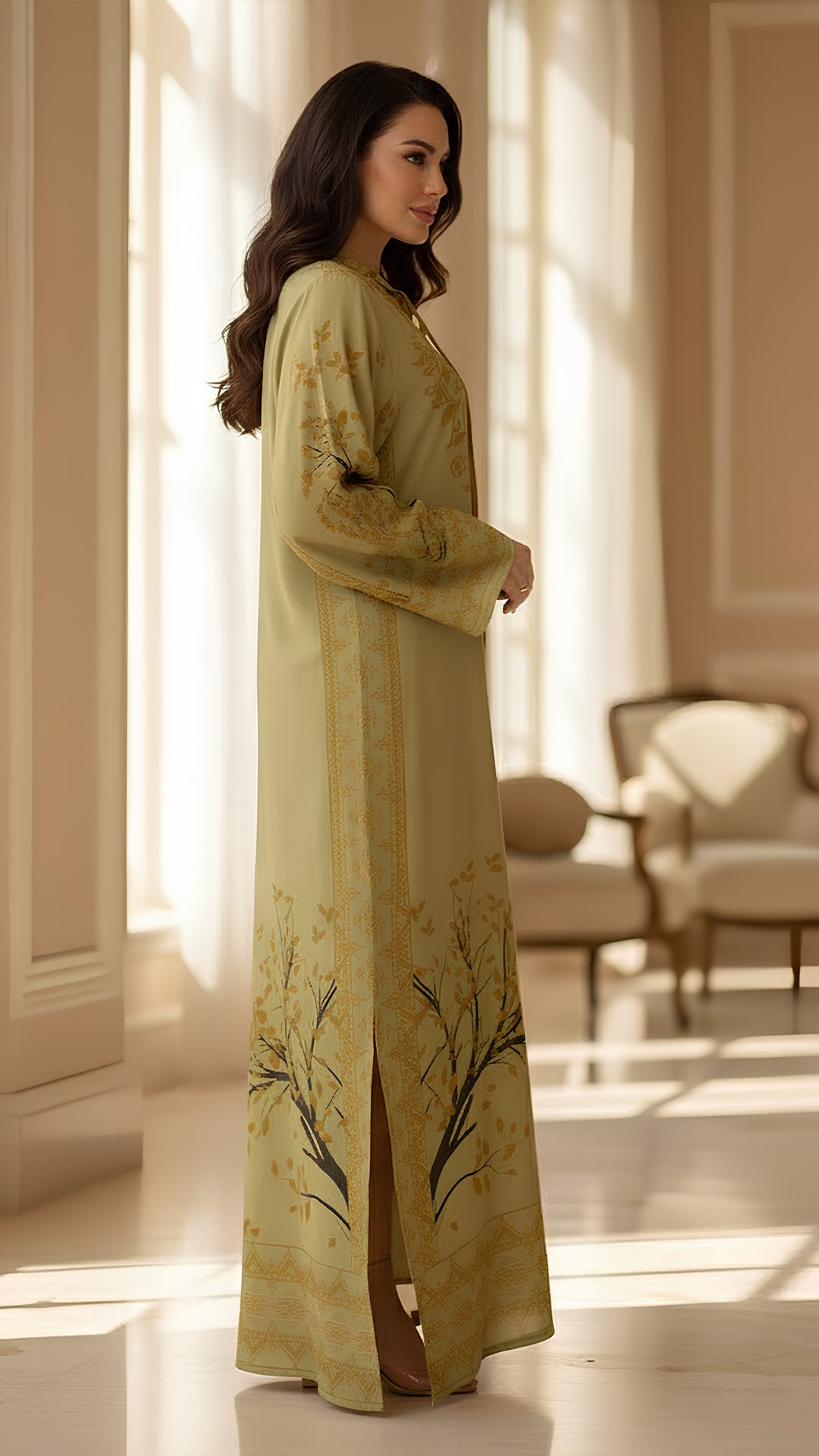Elaren Fawn Kaftan Dress