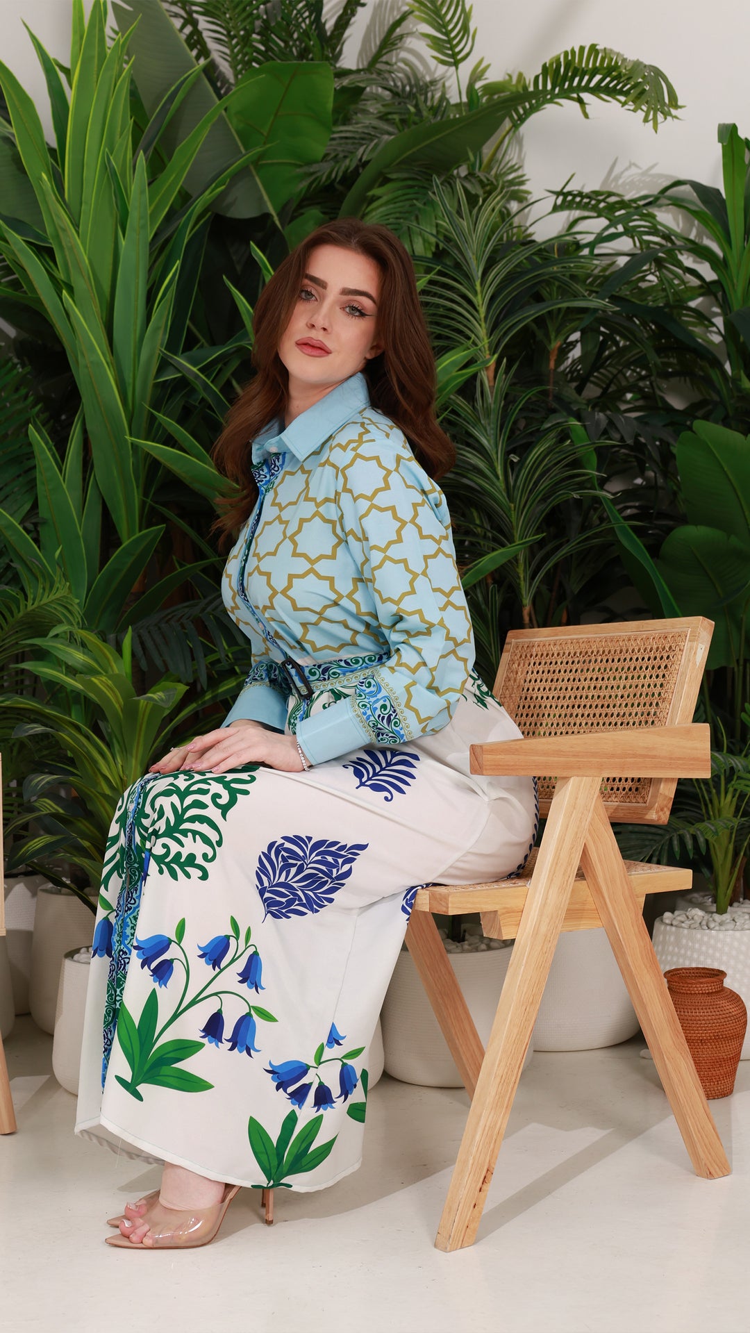 فستان زيرا بلو