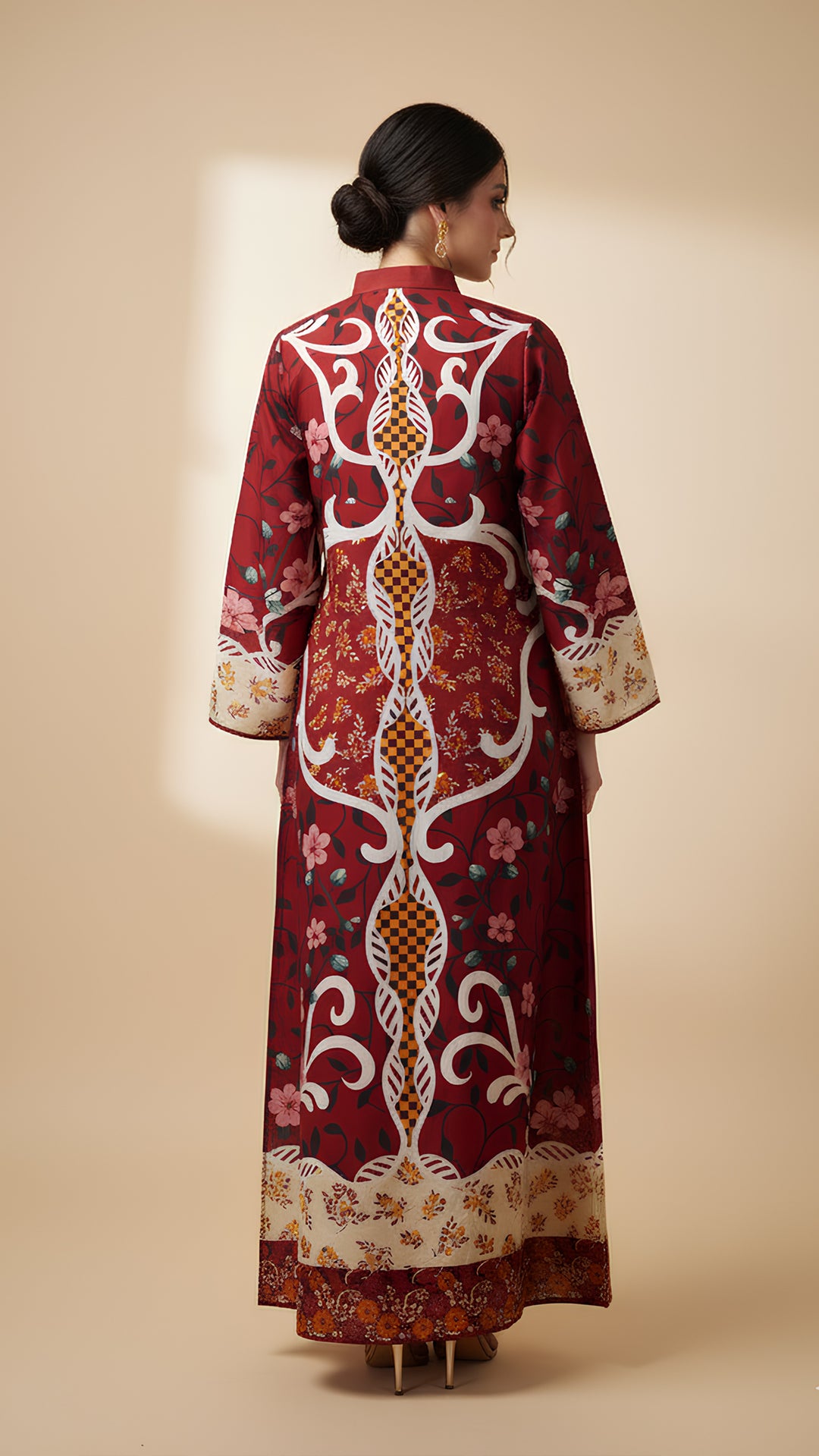Crimsonelle Kaftan Dress