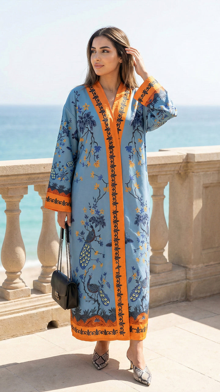 Elvaira Open Front Abaya