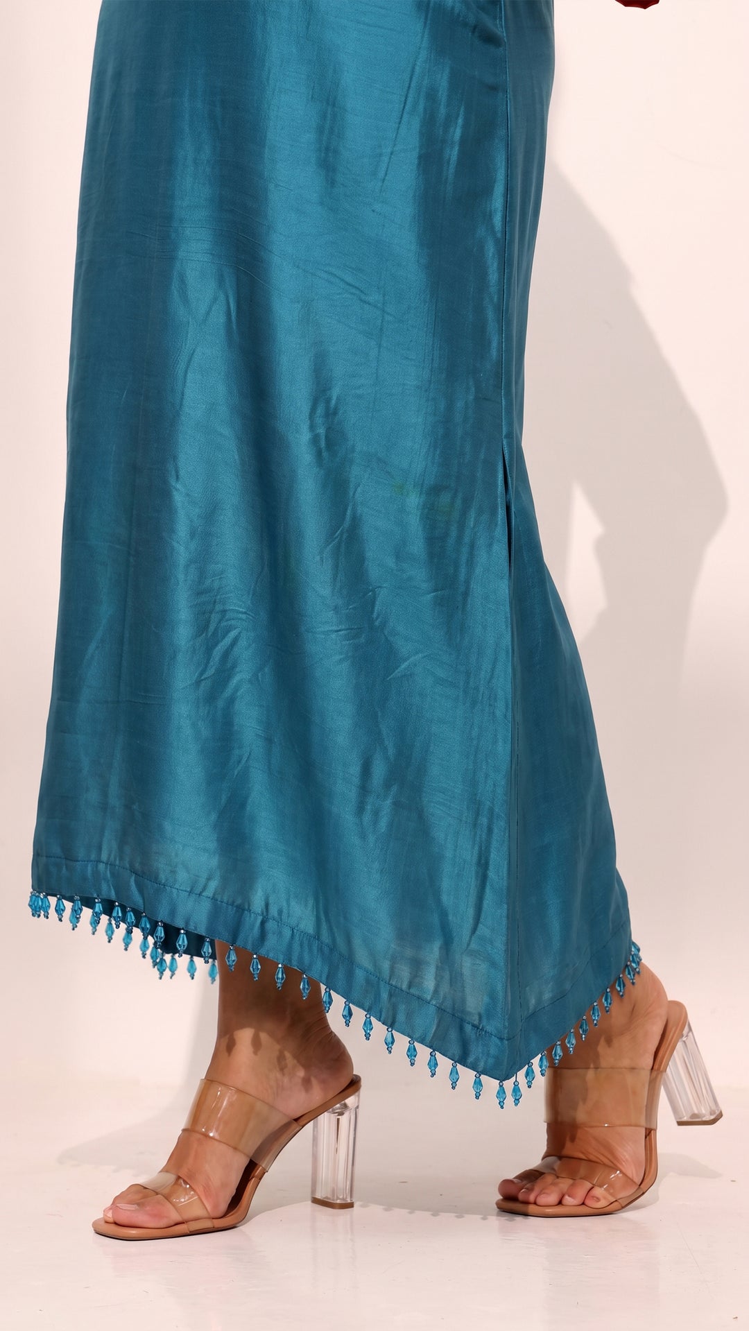 Calista Premium Lustrous Silk Kaftan
