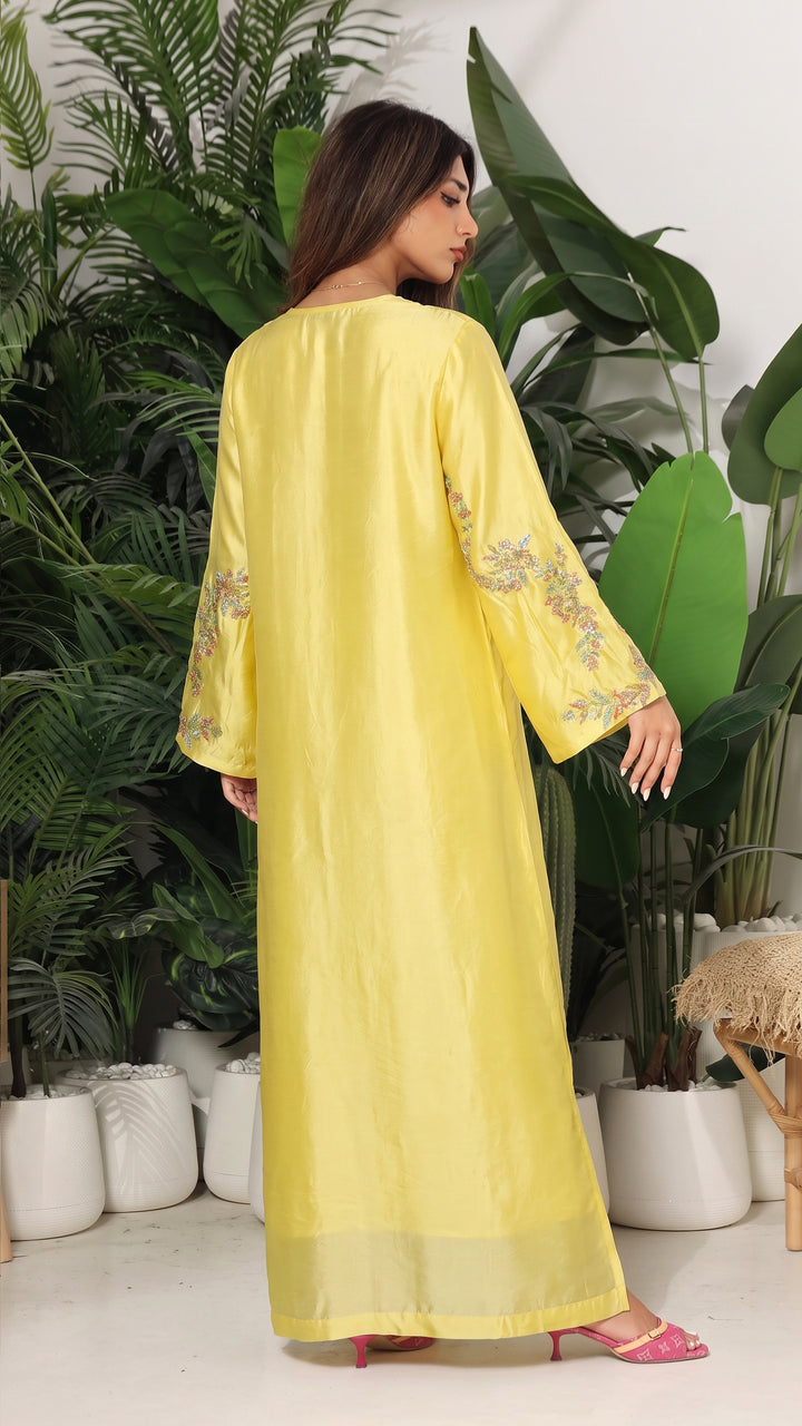 Althea Premium Lustrous Silk Kaftan