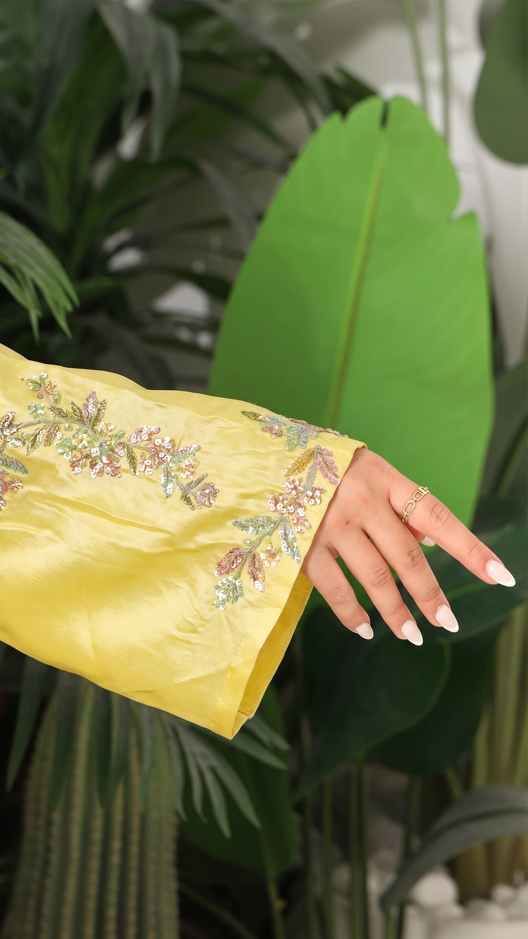 Althea Premium Lustrous Silk Kaftan