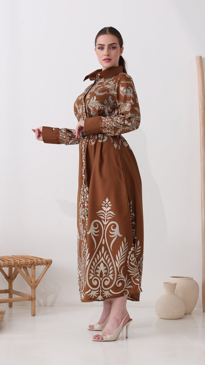 Valenna Mocha Dress