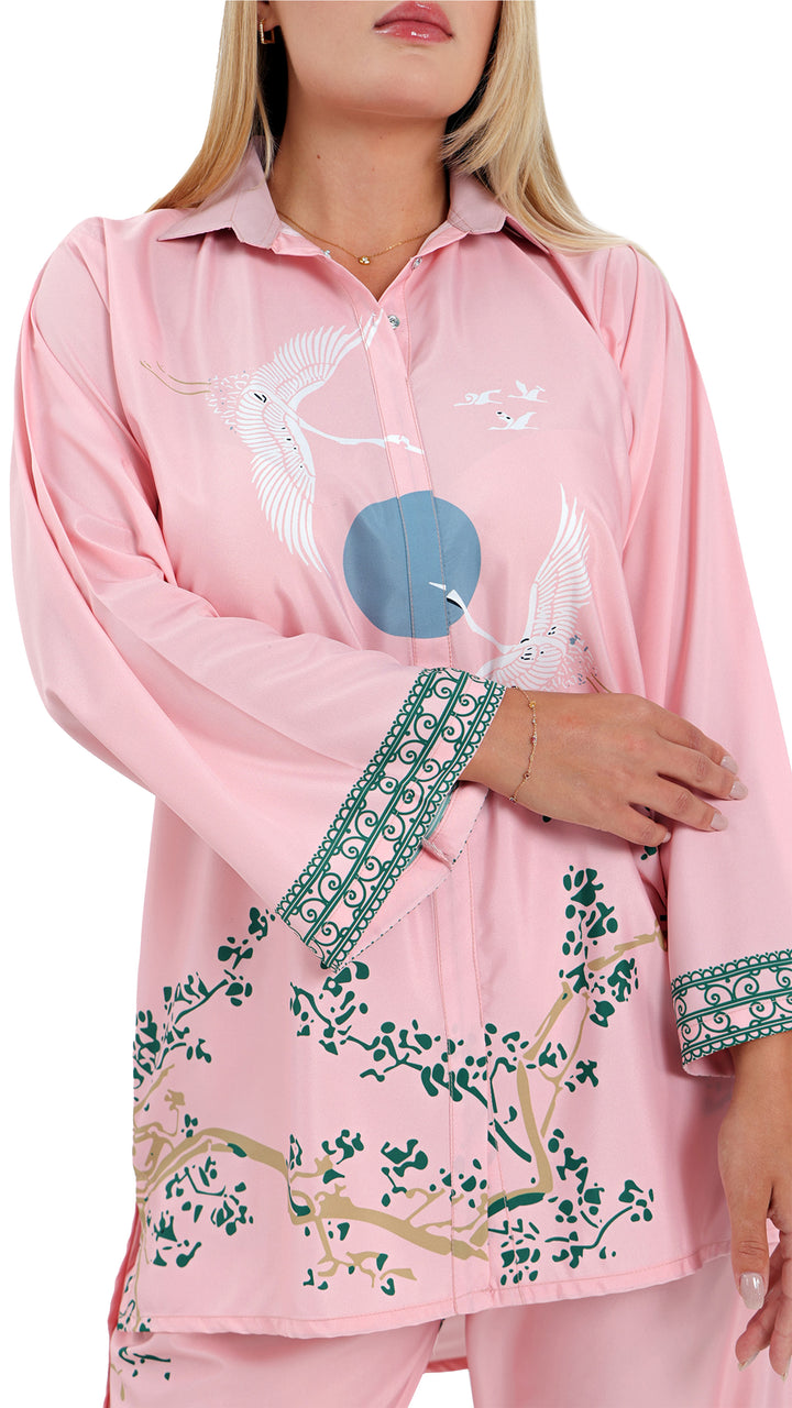 Selene Pink Matching Co-ord Set