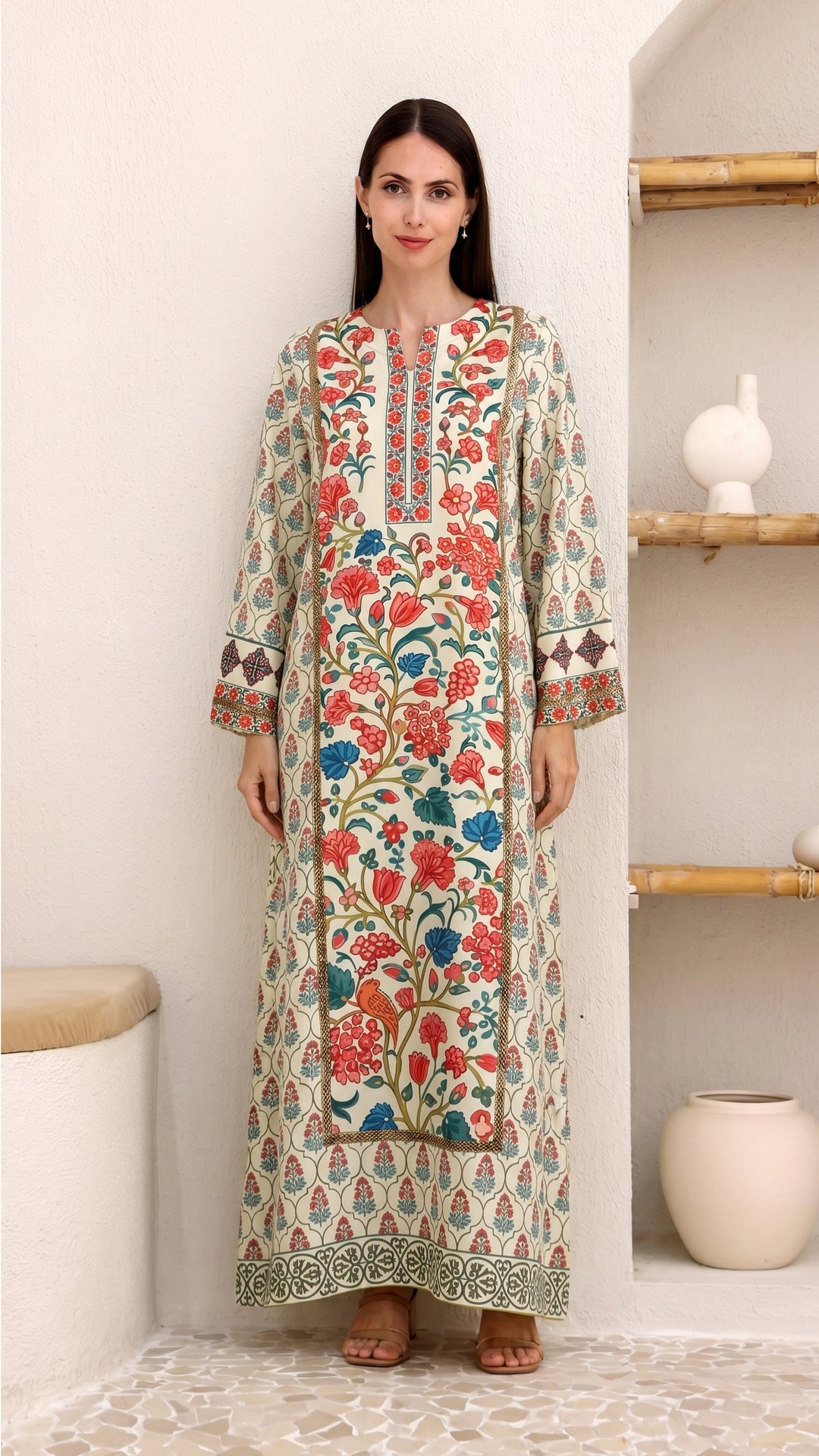 Rosavera Kaftan Dress
