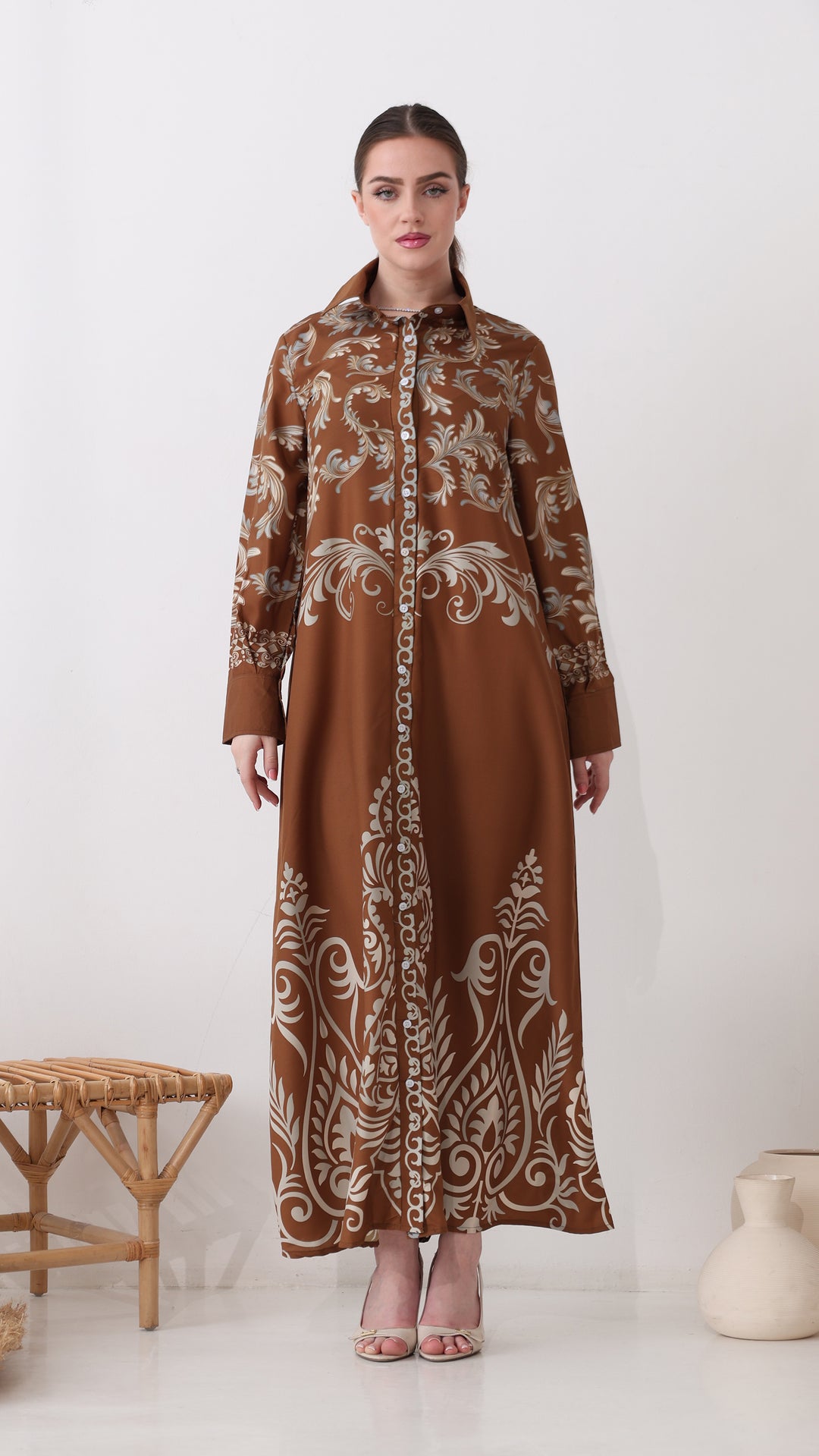 Valenna Mocha Dress