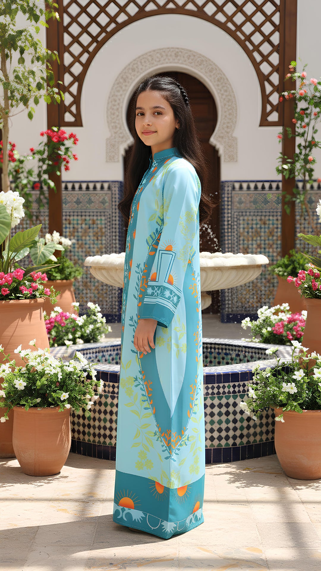 Avenya Solis Kids Kaftan Dress