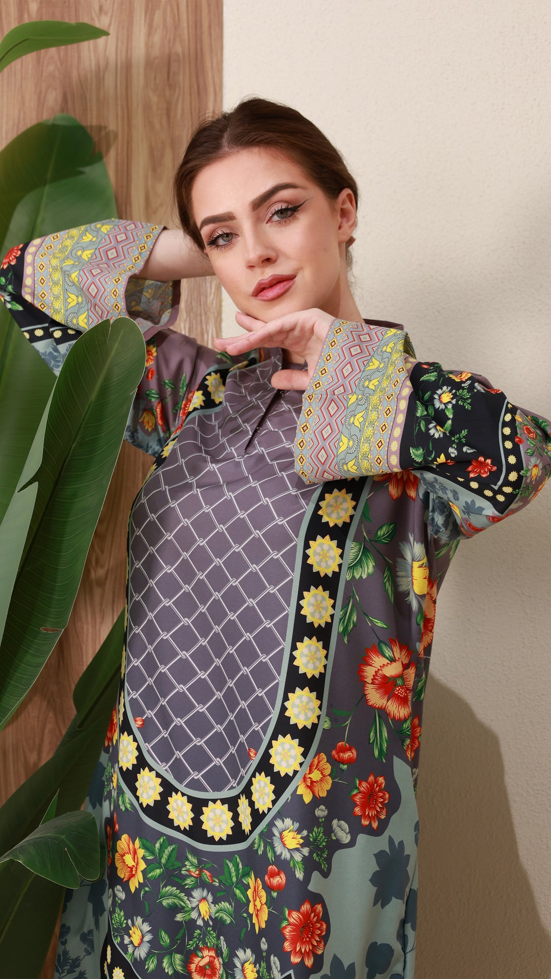 Stravine Kaftan Dress