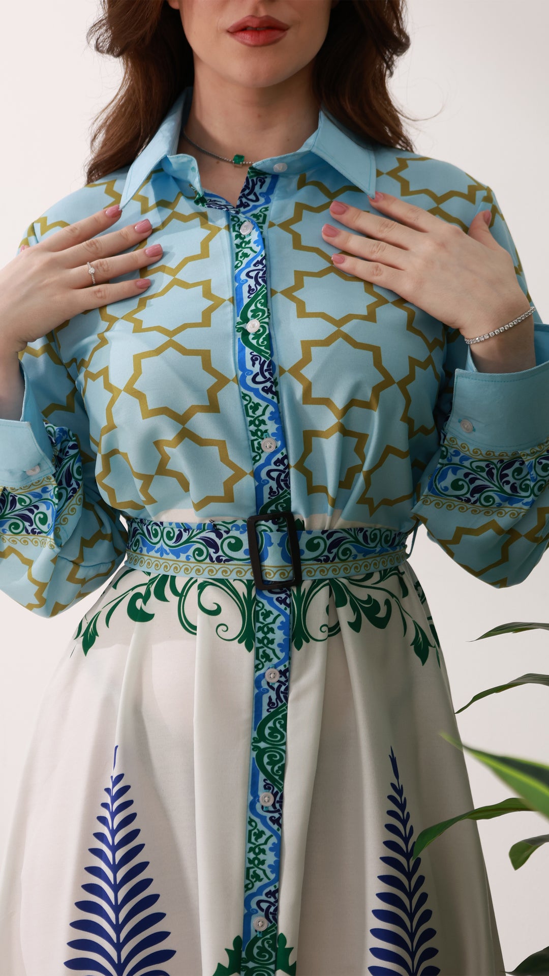 فستان زيرا بلو