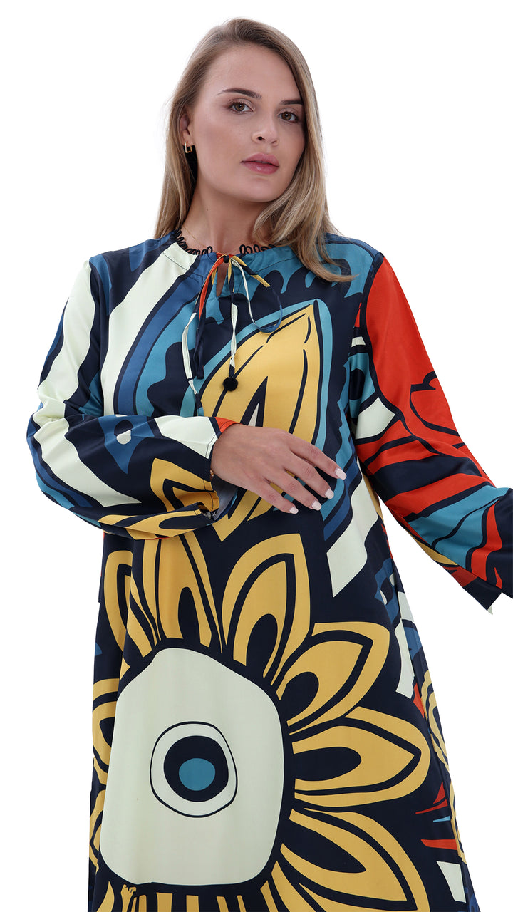Floral Reverie Kaftan Dress