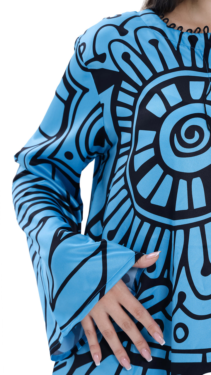 Cyanova Kaftan Dress