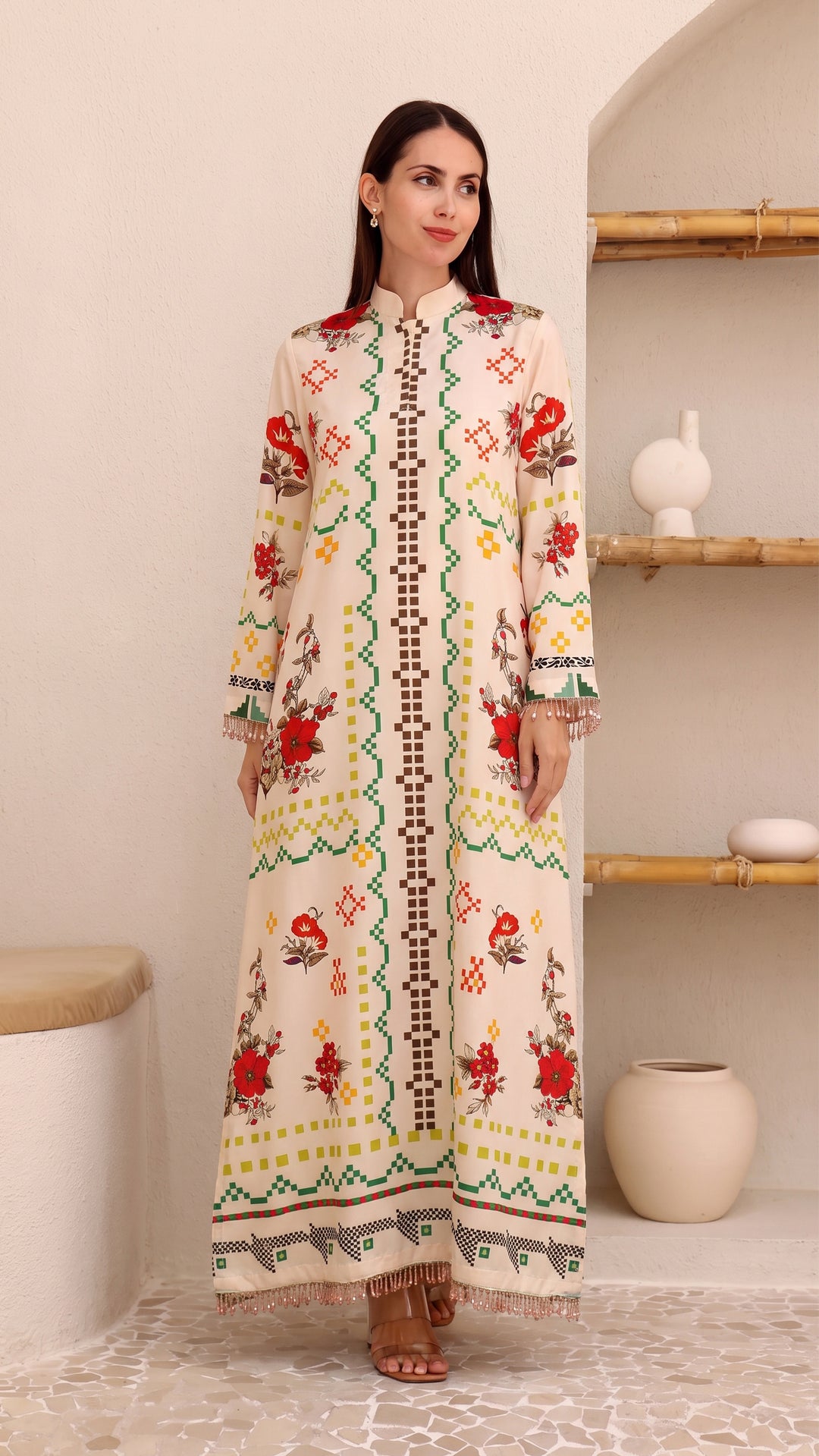 Corvelle Kaftan Dress