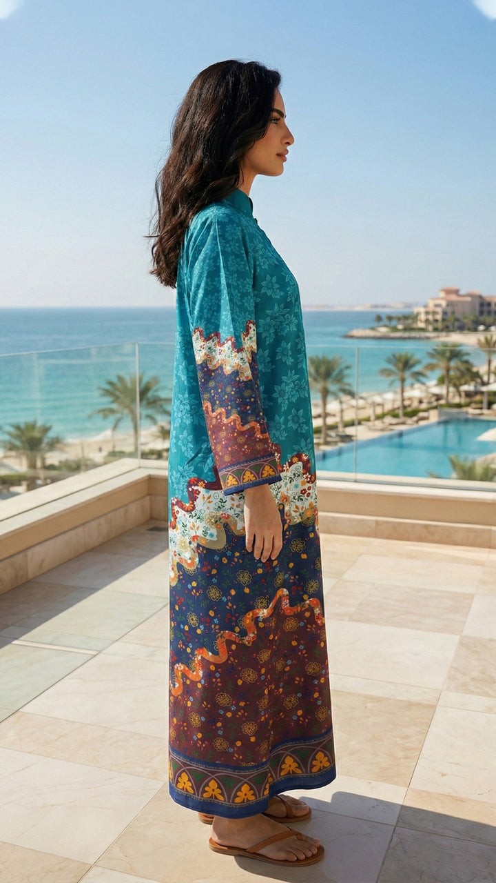 Rubelina Ciel Kaftan Dress