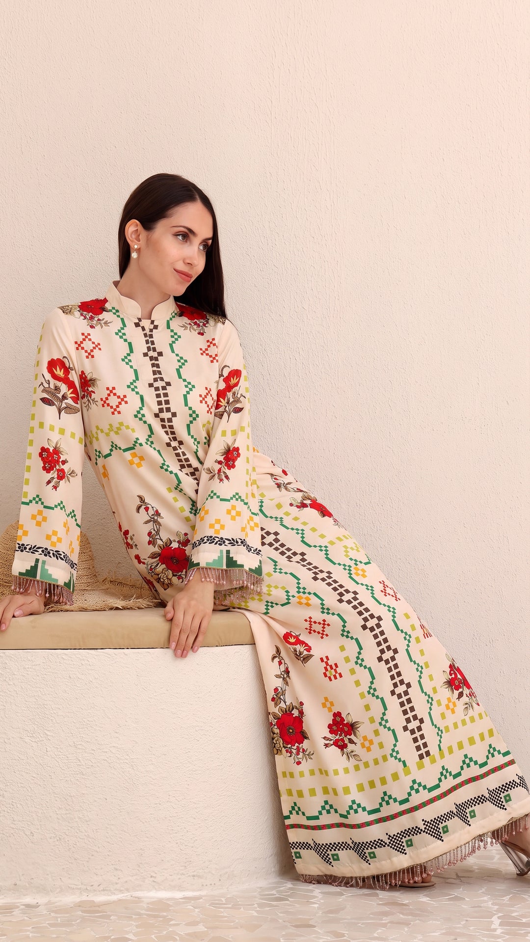 Corvelle Kaftan Dress
