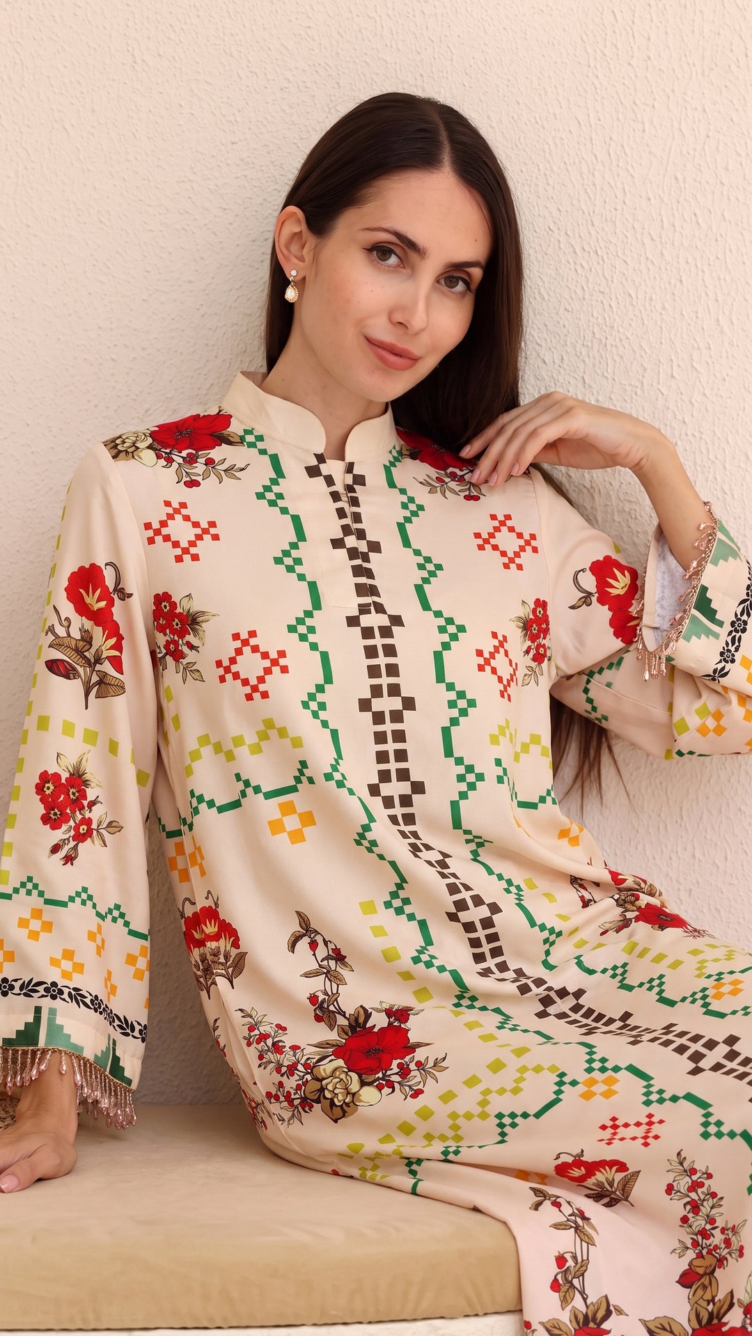 Corvelle Kaftan Dress