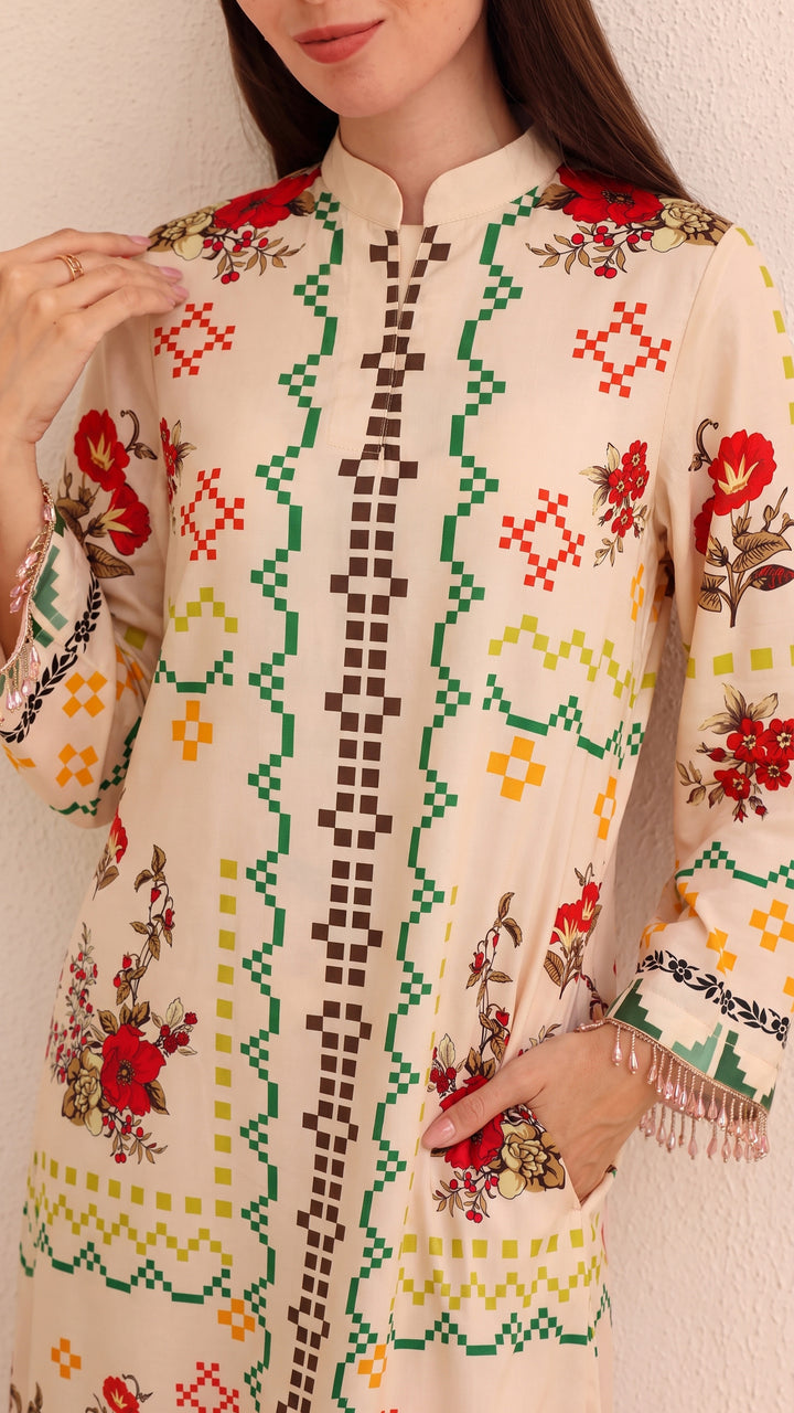 Corvelle Kaftan Dress
