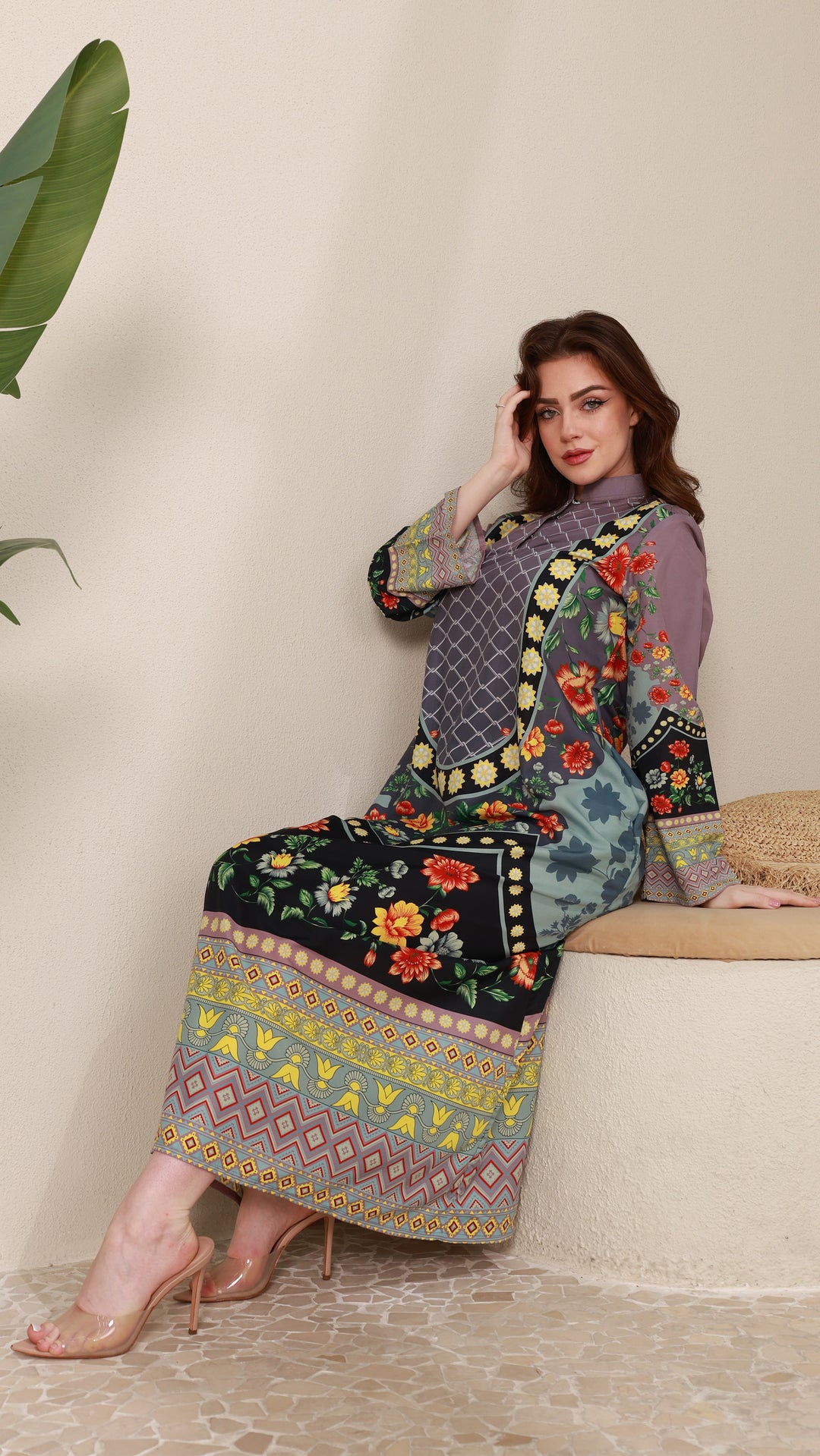 Stravine Kaftan Dress