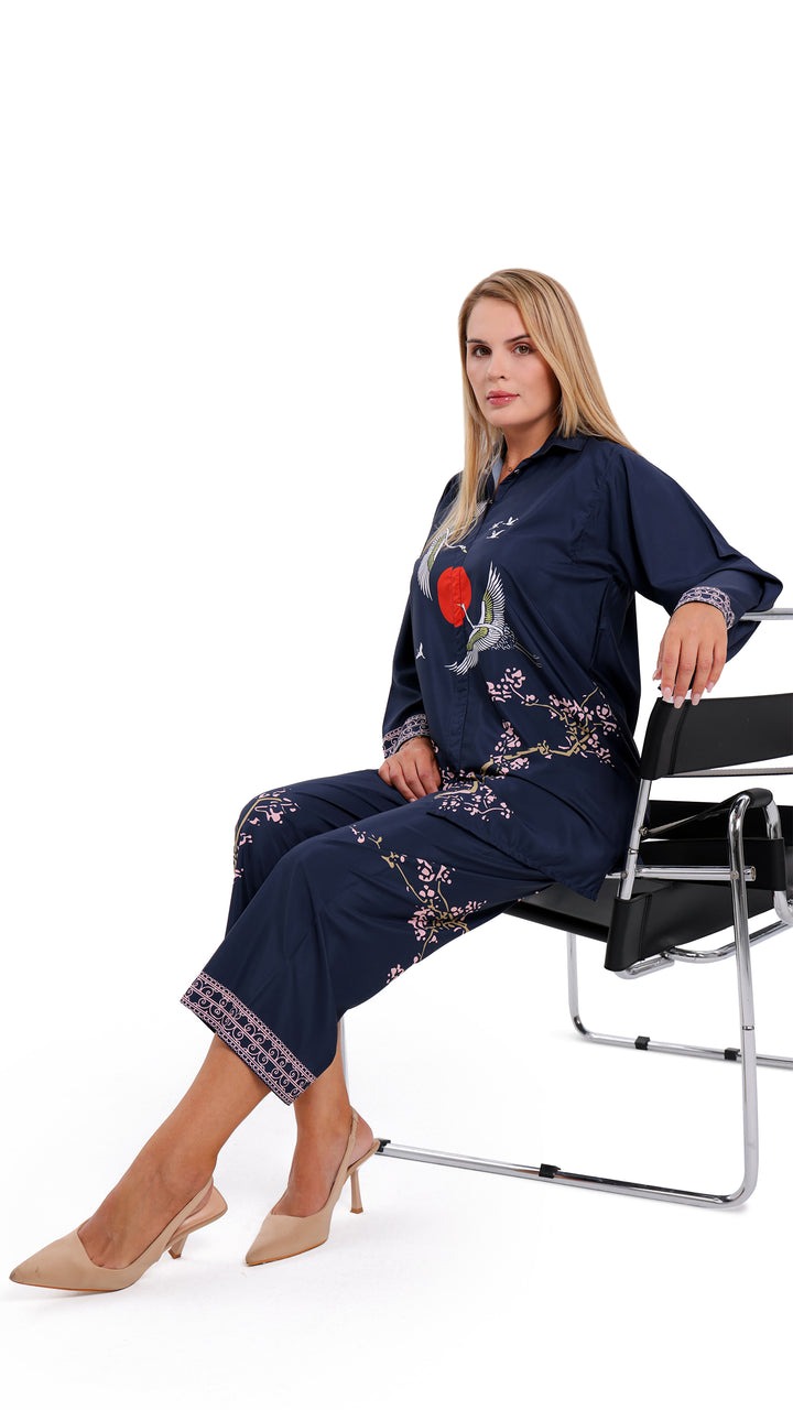 Selene Blue Matching Co-ord Set