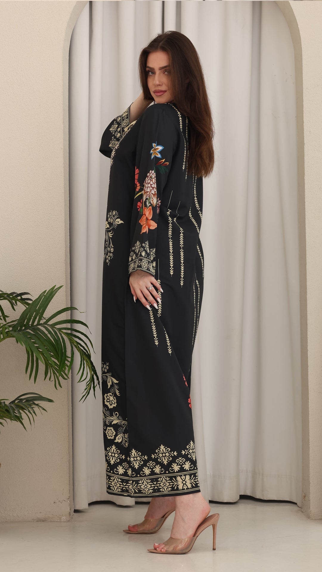 Azurielle Kaftan Dress
