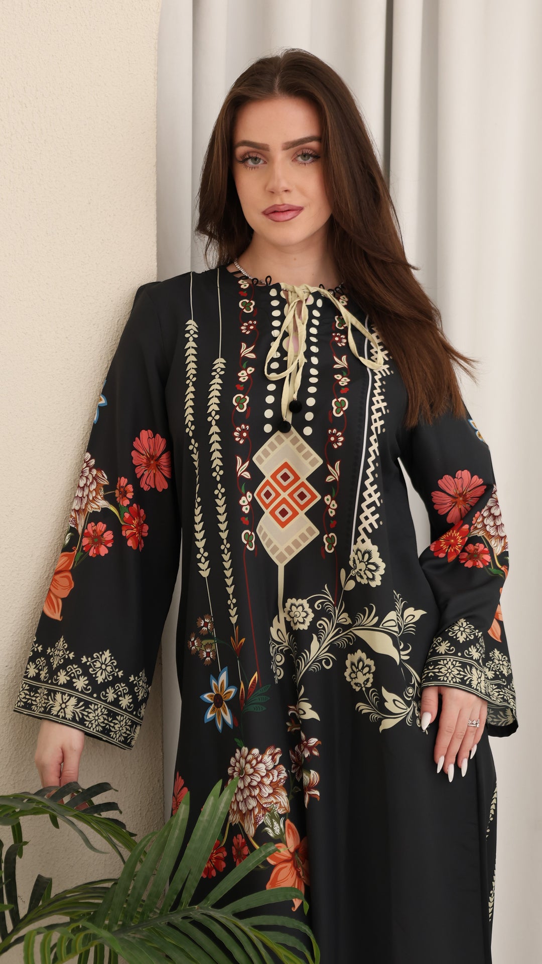 Azurielle Kaftan Dress