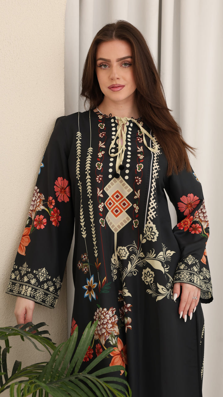 Azurielle Kaftan Dress