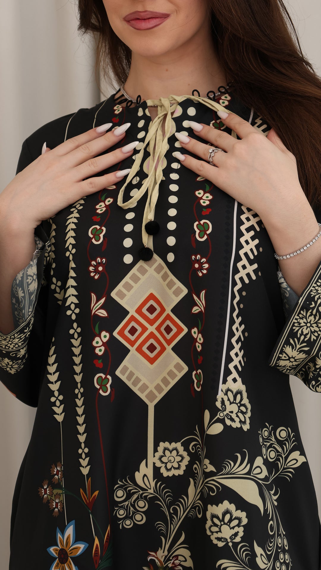 Azurielle Kaftan Dress