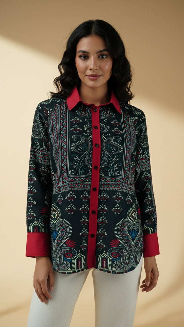 Noirvine Button-Down Shirt