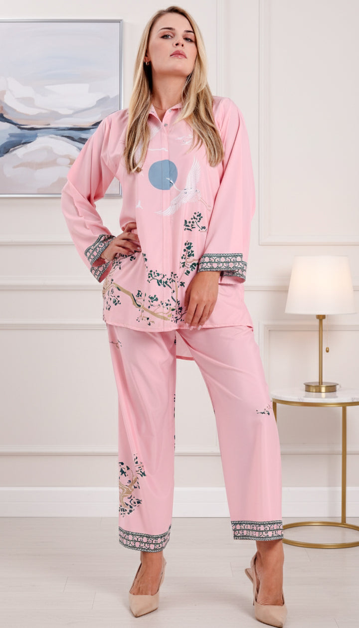 Selene Pink Matching Co-ord Set