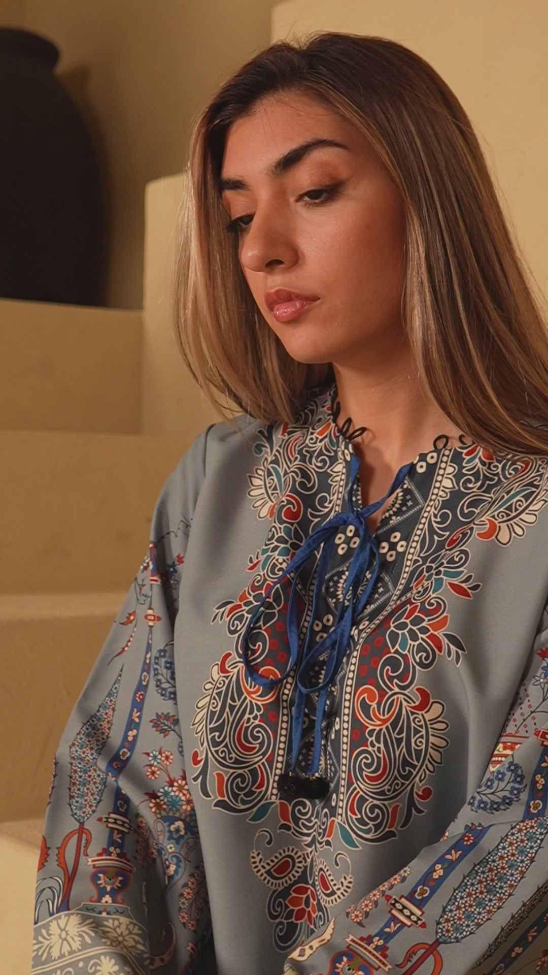 Orvella Kaftan Dress