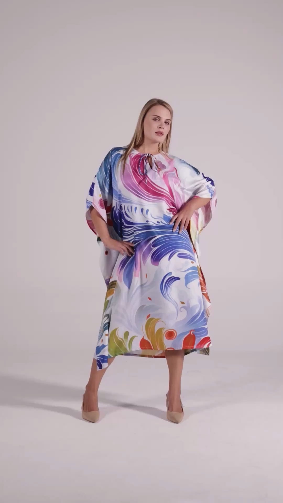Zavina White Kaftan