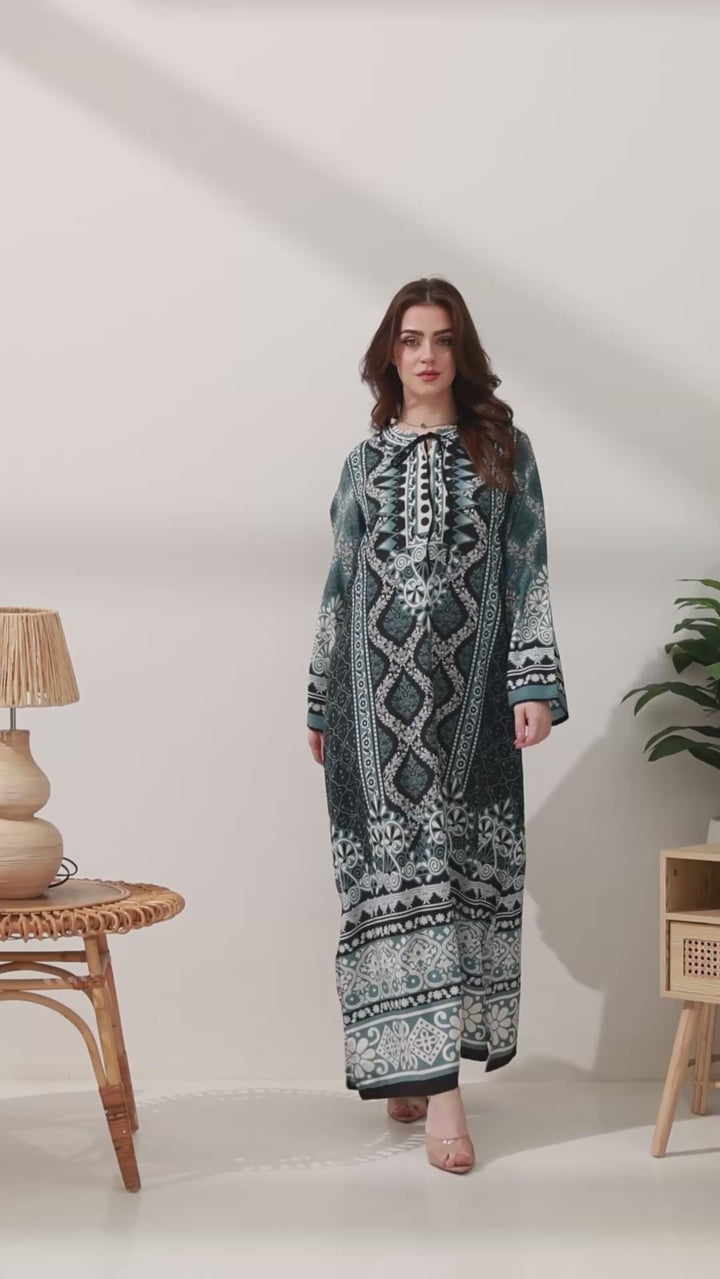 Zevarin Kaftan Dress