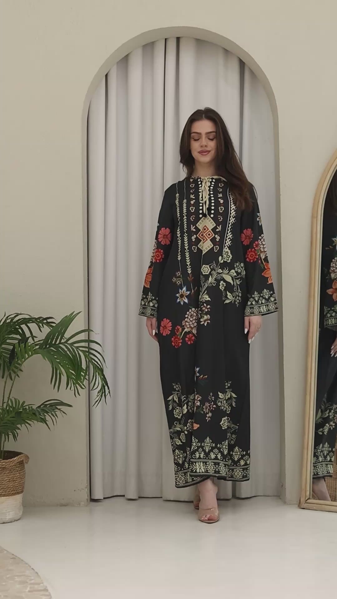 Azurielle Kaftan Dress