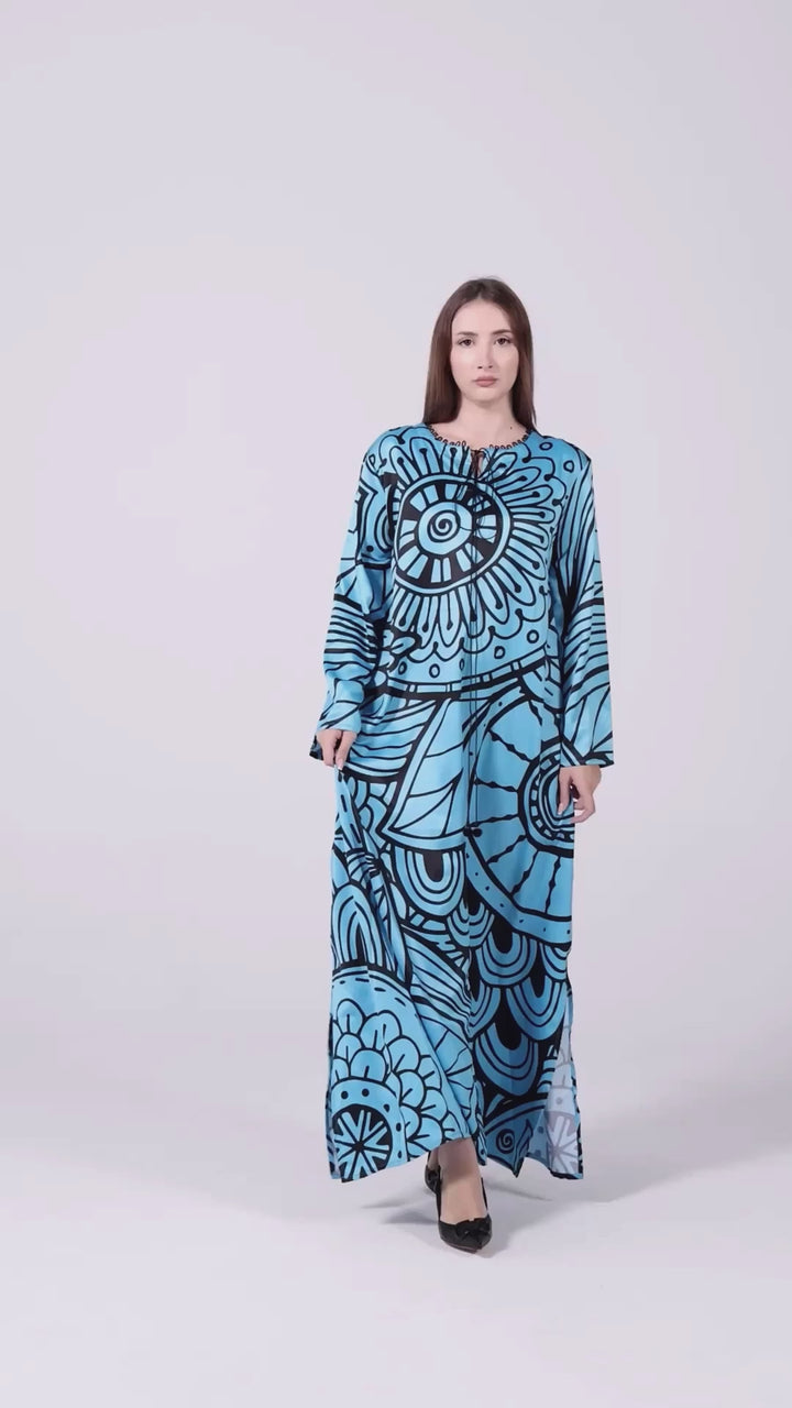 Cyanova Kaftan Dress