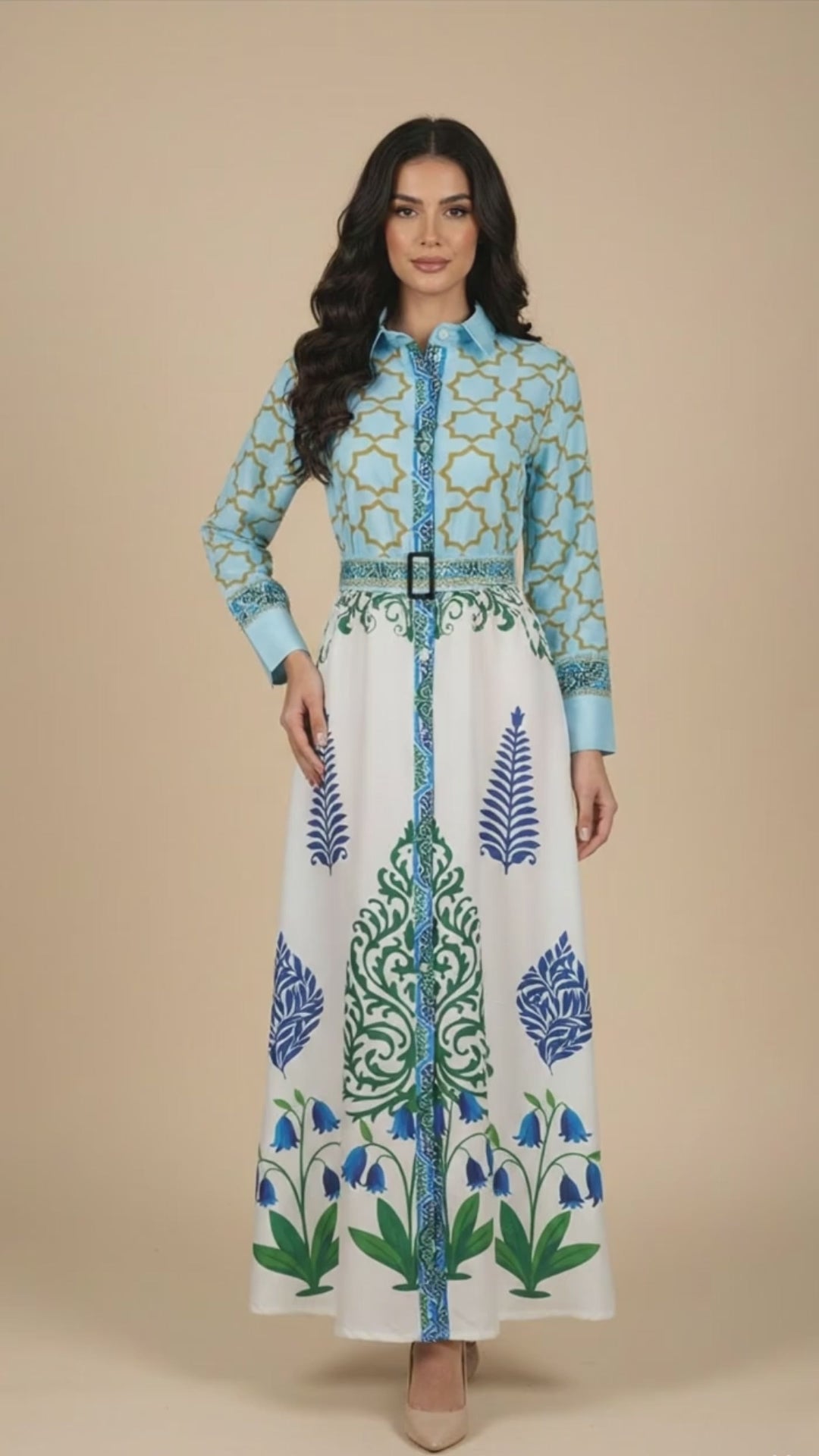 فستان زيرا بلو