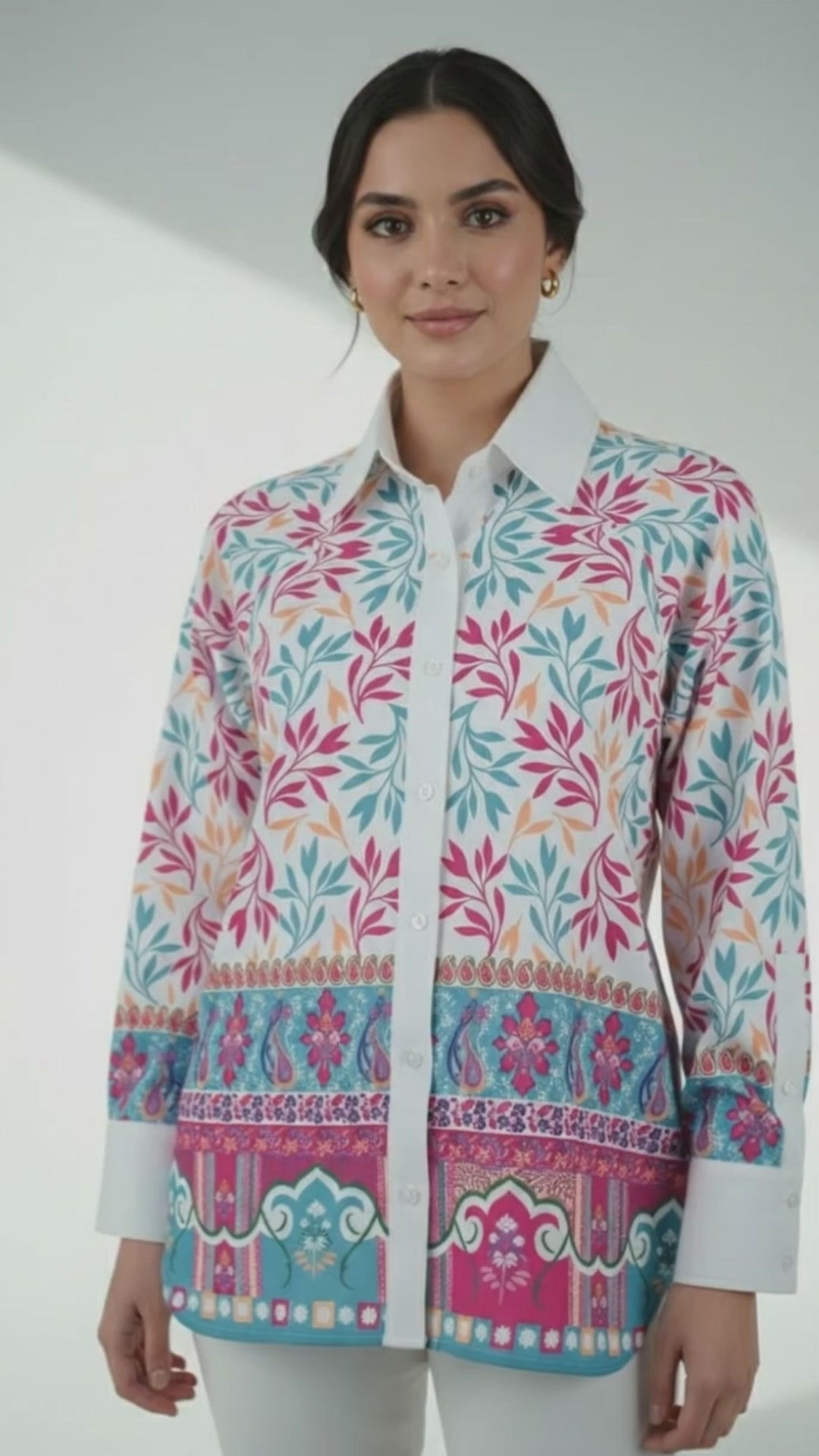 Rosalique Button-Down Shirt