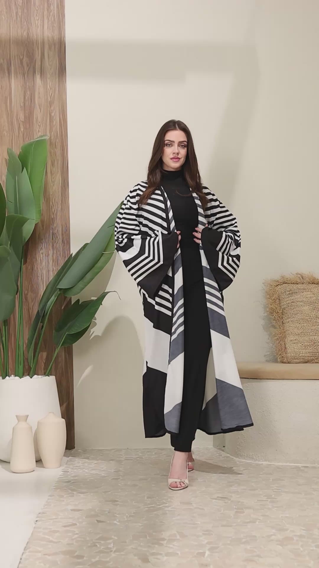 Oblisse Open Front Abaya